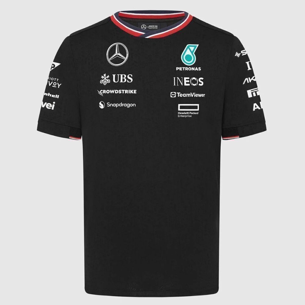 Mercedes-AMG F1 2024 Team Driver T-shirt Large Black NWT IN PACKAGE